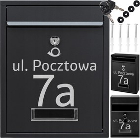 Rib Postaláda Fekete Feliratos Minták