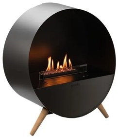 Planika Bubble Fali &amp; Floor BEV - BIO kandalló távirányítással 72,6x65 cm 2,5kW