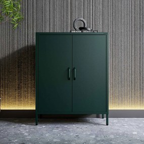 Szafka z półkami VITO, 800 x 1015 x 400 mm, Modern: butelkowa zieleń