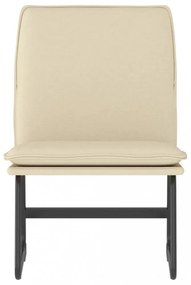 vidaXL Krémszínű szövet pihenőszék 52 x 75 x 76 cm