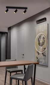 KAJA K-4727 MONTI Fekete Színű Spotlámpa 3xGU10 10W IP20