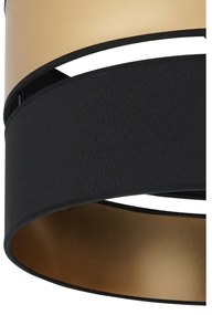 Brilagi - Csillár zsinóron ROYAL 1xE27/15W/230V átm. 40 cm fekete/arany