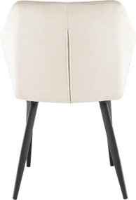 Szék, szövet bézs/fekete lábak, ODOVEL