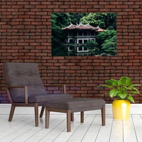 A japán nemzeti kert képe (90x60 cm)