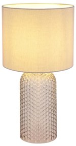 Globo 21735G - Asztali lámpa SOFIA 1xE27/60W/230V szürke