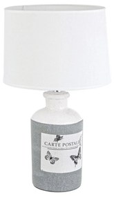 CARTE fehér 100% polyester asztali lámpa