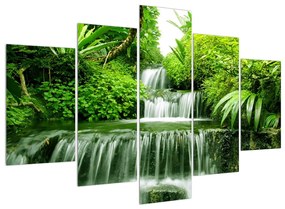 Indonéz vízesések képe (150x105 cm)