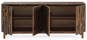 Barna mangófa komód 190x80x40 cm Kantu – MOME