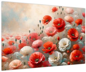 Kép - Pipacsok festménye (90x60 cm)