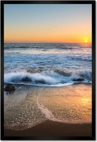 Poszterek keretben 40x60 Naplemente tengerpart