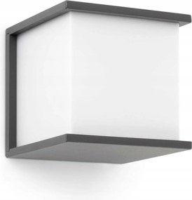 Faro Kubick kültéri fali lámpa sötétszürke, IP44, E27, alumínium