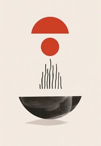 Poszter 68x98cm Félkör alakú forma