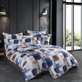 BedTex Satin ágynemű Echo, 160 x 200 cm, 2 x 70 x 80 cm, 160 x 200 cm, 2 db 70 x 80 cm