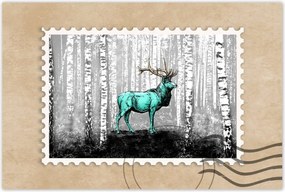 Poszterek 120x80 Szarvas Nyírfa Erdő