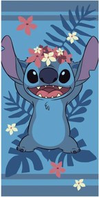 Disney Lilo és Stitch, A csillagkutya Wreath fürdőlepedő, strand törölköző 70x140cm (Fast Dry)