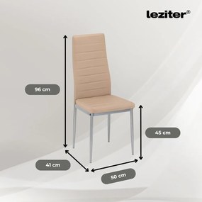 Nash 4+1 étkező garnitúra bézs-szürke