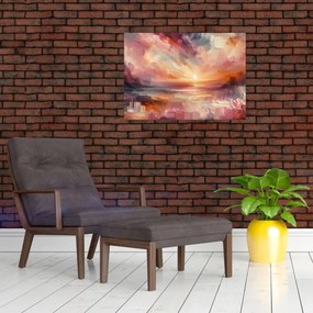 Kép - Festett alkonyat (70x50 cm)