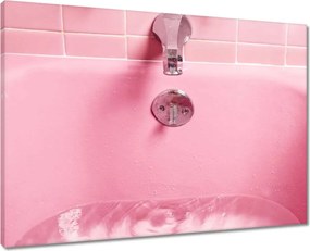 Vászonkép 70x50 Női fürdőszoba Fürdőkád