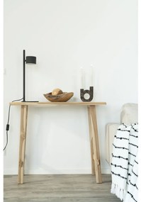 Girona Konzolasztal, teak fa, natúr, 90x40x80 cm