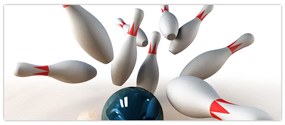 Kép - bowling (120x50 cm)