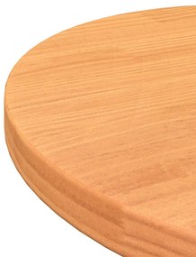 viaszbarna tömör fenyőfa kerek asztallap Ø40 x 2,5 cm