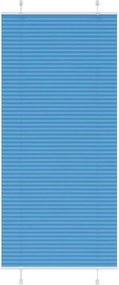 vidaXL pliszírozott redőny kék 100x200 cm szövetszélesség 99,4 cm