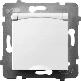 Aria Szimpla hermetikus aljzat tűvel fehér GPH-1UZ/m/00/w Ospel