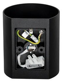 Modern fali lámpa fekete - Sabbio