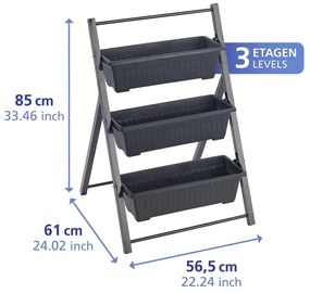 Fém virágtartó állvány (magasság 85 cm) Vertical – Maximex