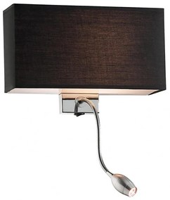 Ideal Lux - LED flexibilis fali lámpa HOTEL 1xE27/60W + LED/1,5W/230V