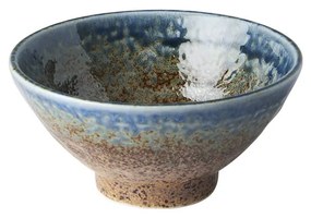 Earth & Sky kék-barna kerámia tálka, ø 16 cm - MIJ