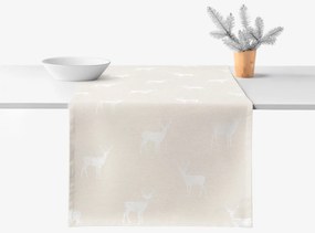 Goldea natura asztali futó - szarvasok természetes talajon 50x120 cm