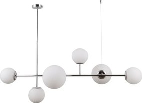 ITALUX PND-31221-6B-CH VAILANTE Modern Függesztett Lámpa Fehér, Króm E14, E27 IP20