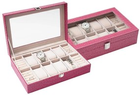 Óratartó JK Box SP-938/A5 rózsaszín