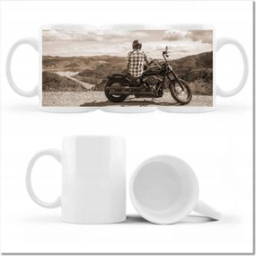 Harley Davidson fényképes bögre Motorkerékpár