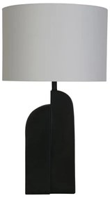 Searchlight EU61650BK - Asztali lámpa PERTH 1xE27/60W/230V