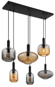 Globo 15719-6 - Kábeles csillár VALLETTA 6xE27/60W/230V