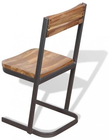 2 db tömör tíkfa étkezőszék