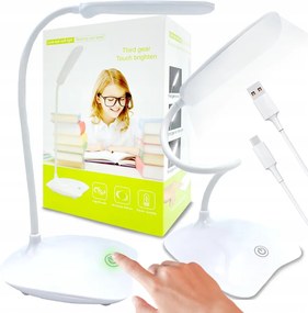 Asztali Lámpa Led Asztali Éjjeli Lámpa Érintőképernyős Rugalmas Iskolai
