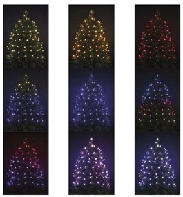 GoSmart LED karácsonyi fényfüzér, 12m, kültéri és beltéri, RGB, programokkal, időz,wifivel