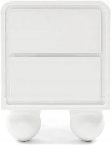 Lauria éjjeliszekrény 45 cm fehér