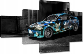 Vászonkép 130x80 Türkiz Bmw
