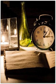 Poszterek 80x120 Olvasás gyertya mellett