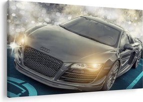 Audi autó képe - szürke (90x60 cm)