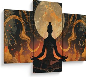 Kép - Meditáció (90x60 cm)