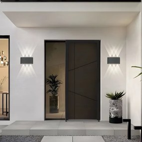 Brilagi - LED kültéri fali lámpatest FLAREBOX LED/6W/230V antracit IP65