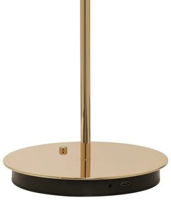 Aranyszínű LED dimmelhető asztali lámpa fém búrával (magasság 31 cm) Asteria Move – UMAGE