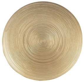 Orion Üveg tálaló tál Golden, átmérő 21 cm, 21 cm átmérőjű