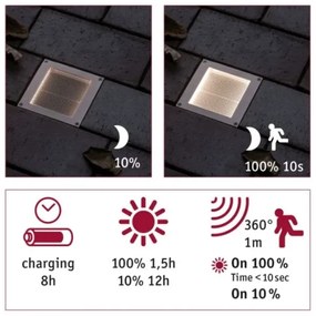 Paulmann 94238 - LED/0,7W IP67 Napelemes taposólámpa RON 3,7V