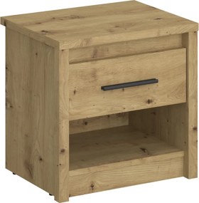 Éjjeliszekrény 1S, artisan tölgy, AIRON